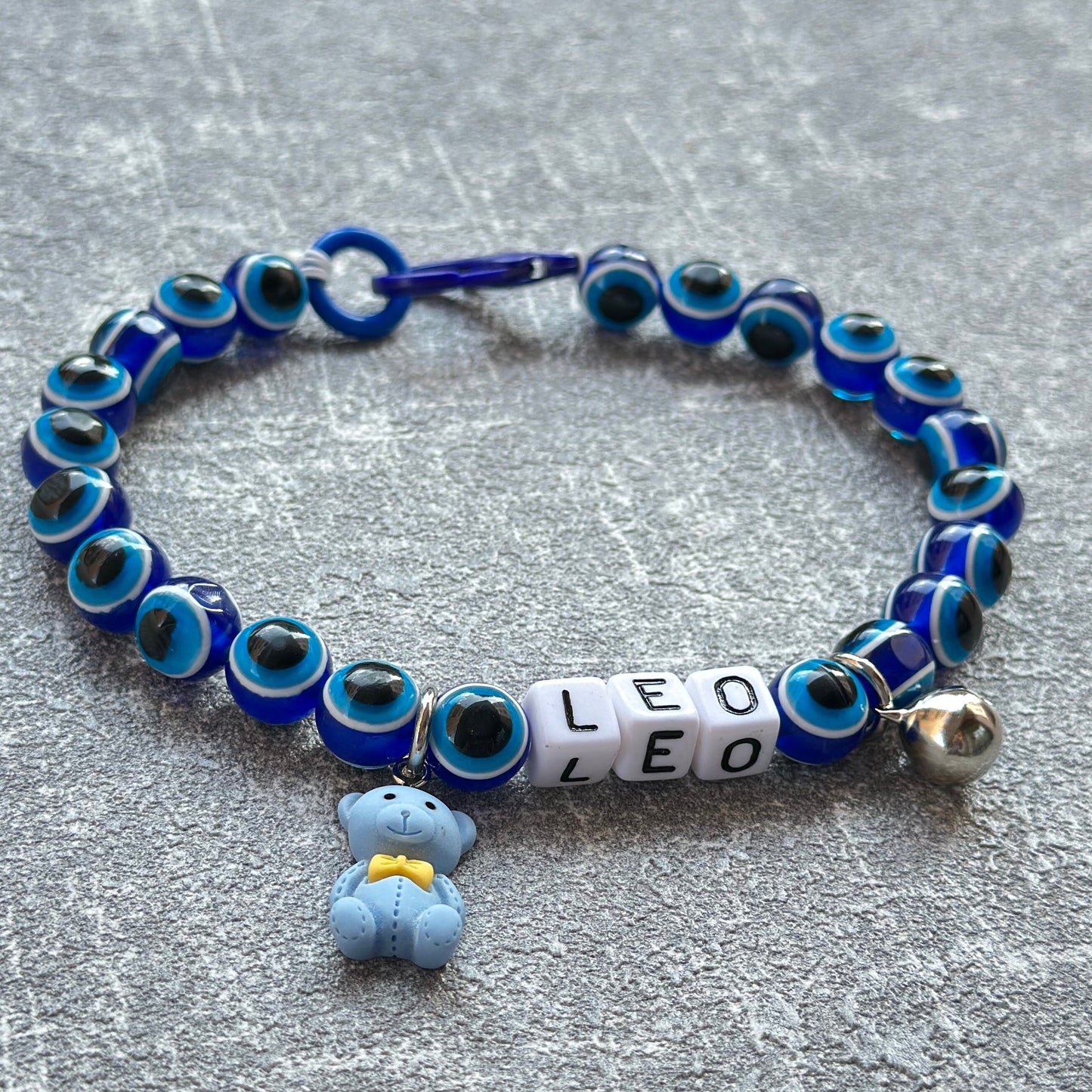 Mavi Nazar Boncuklu Köpek Kolyesi