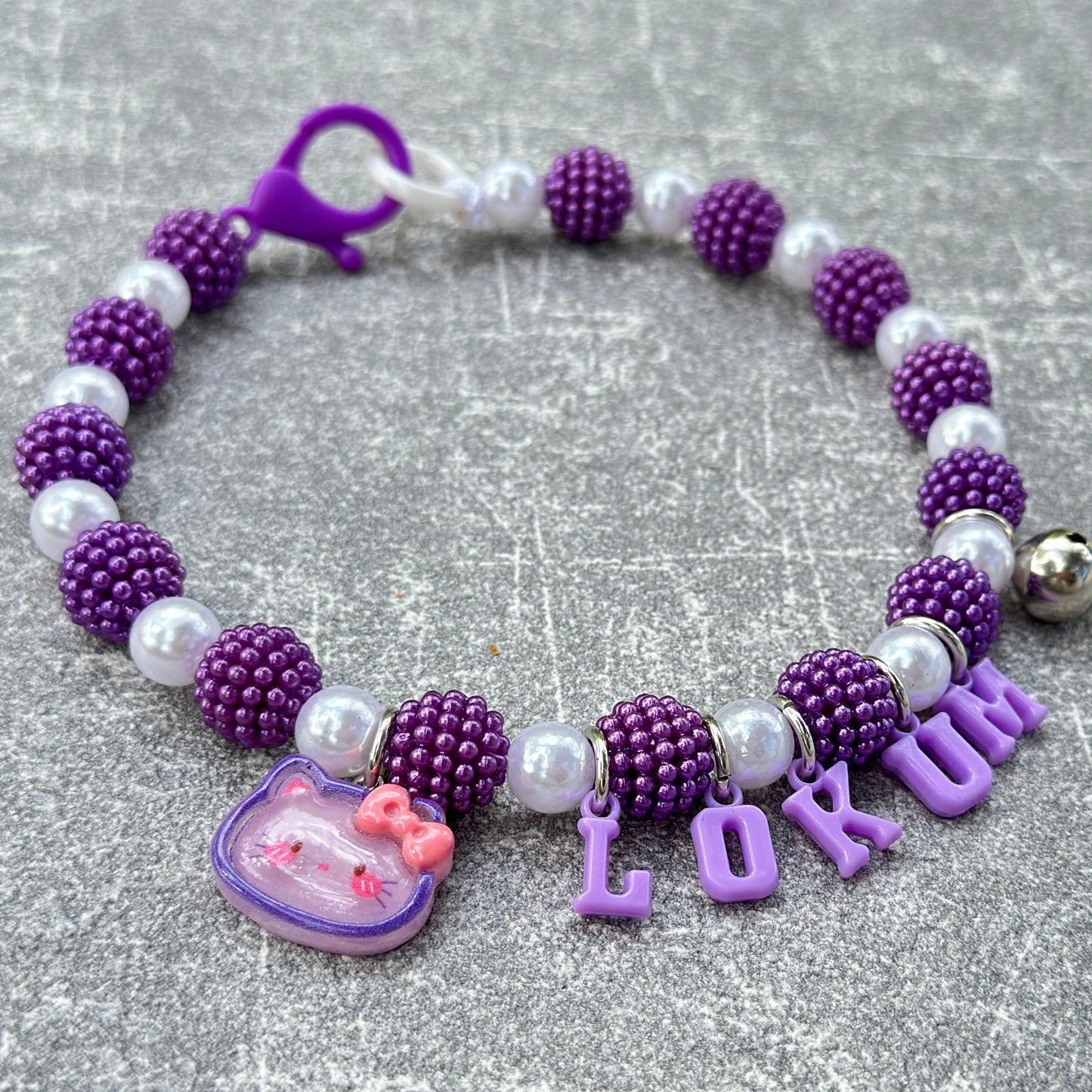 Mor Böğürtlen Köpek Kolyesi 3