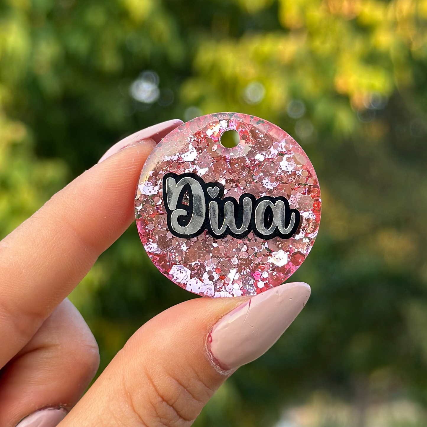 Rose Quartz│ İsimli Köpek Künyesi