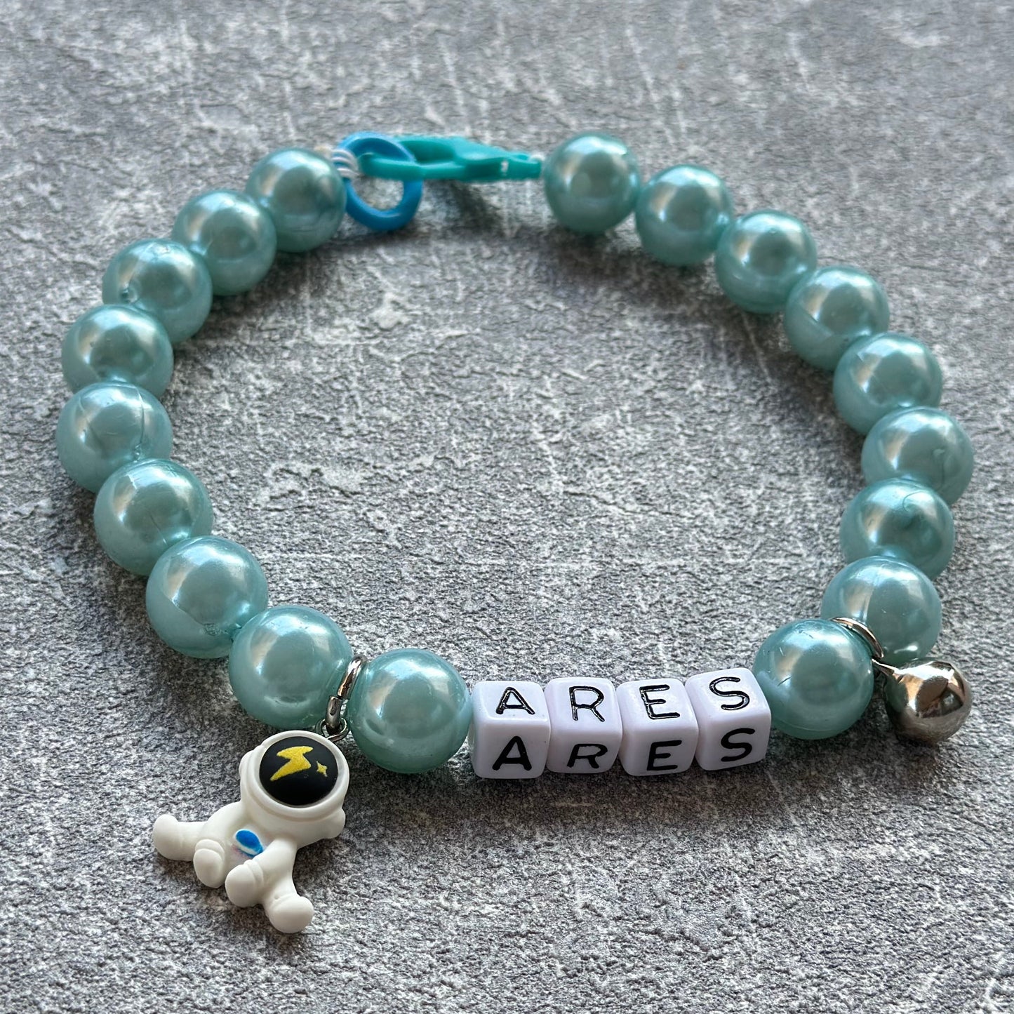 Açık Mavi Köpek Kolyesi