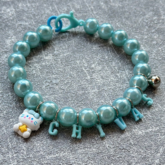 Açık Mavi Köpek Kolyesi 2