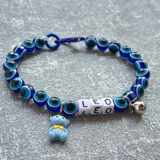 Mavi Nazar Boncuklu Köpek Kolyesi