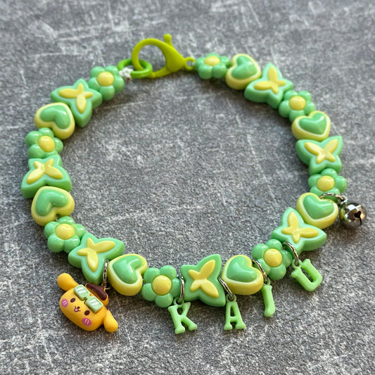 Yeşil Sarı Köpek Kolyesi 2