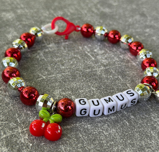 Parlak Kırmızı Köpek Kolyesi 3