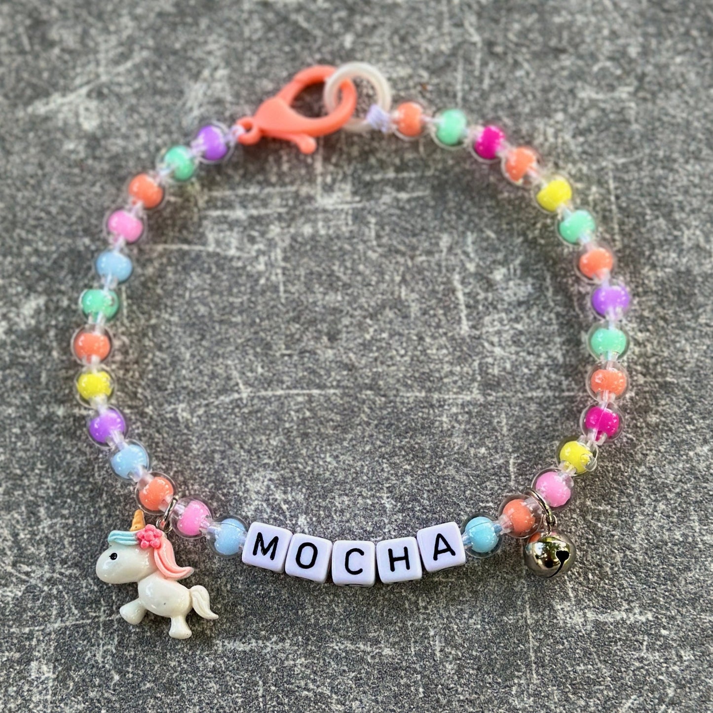 Şeffaf Renkli Köpek Kolyesi