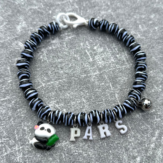 Siyah Beyaz Taraftar Köpek Kolyesi 2