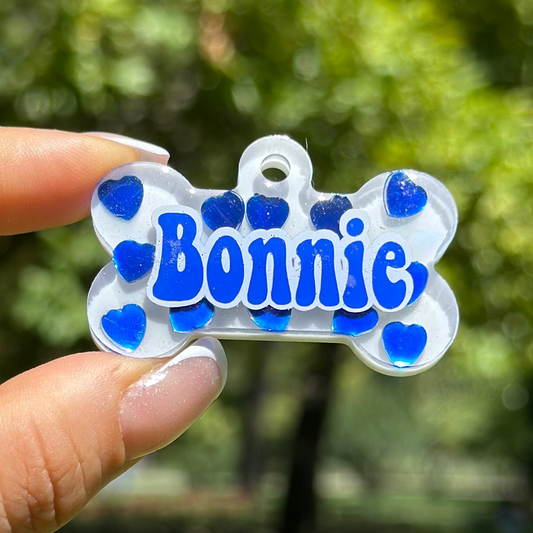 Glizt Blue│ İsimli Köpek Künyesi