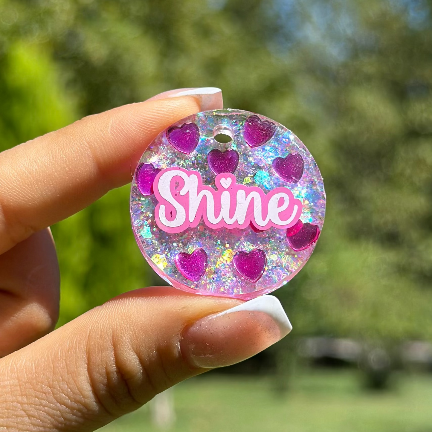 Pink Glimmer│ İsimli Köpek Künyesi