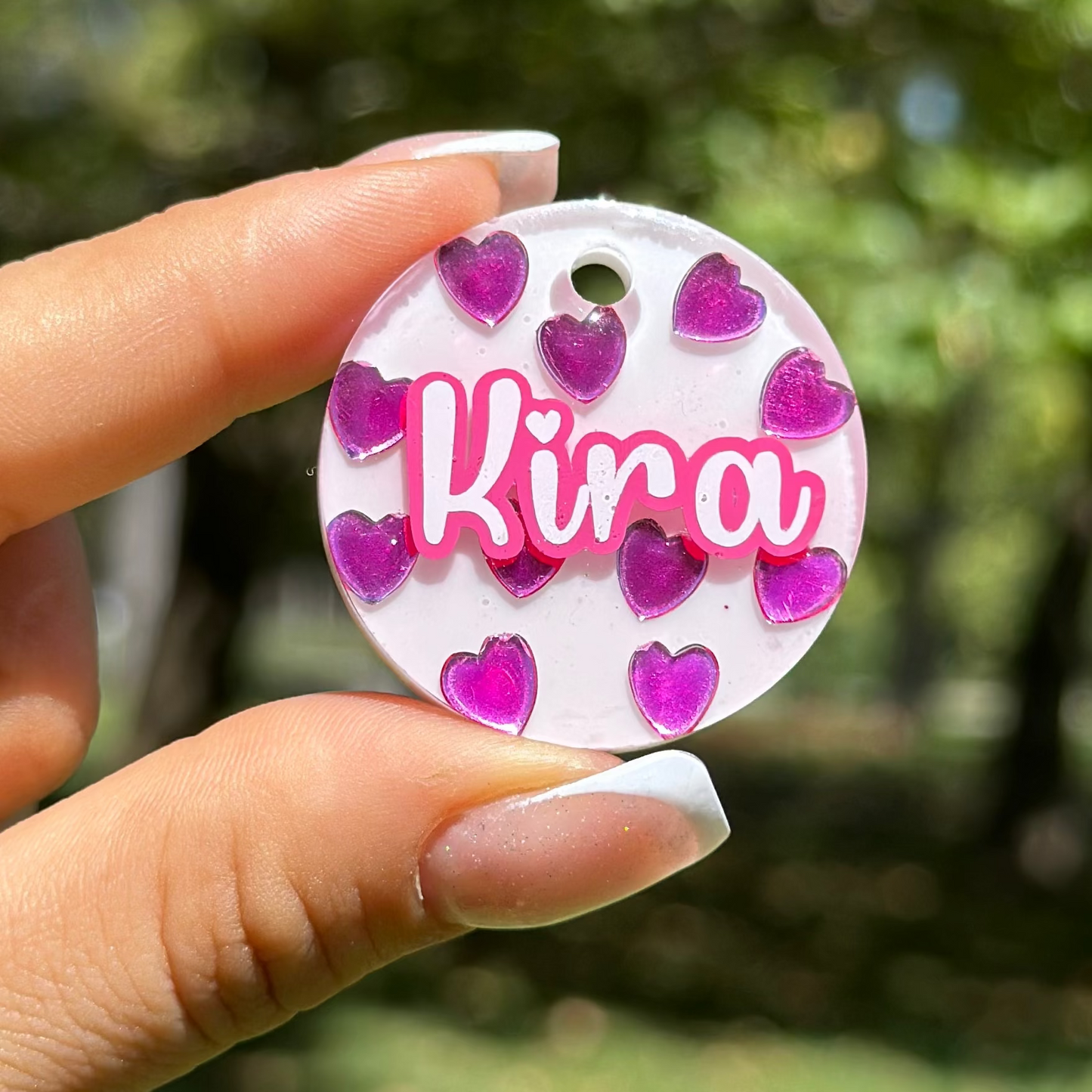 Glizt Pink│ İsimli Köpek Künyesi
